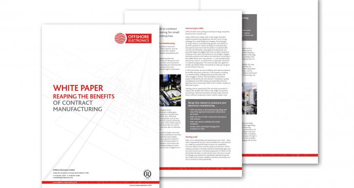 Reaping the benefits of contract manufacturing with new Offshore Electronics white paper