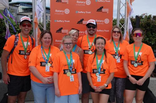The Guernsey Saffery Walk 2024 - and our fastest ladies!