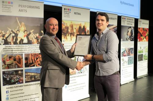 Guernsey based Offshore Electronic’s apprentice in the top two winners of Apprentice of the Year